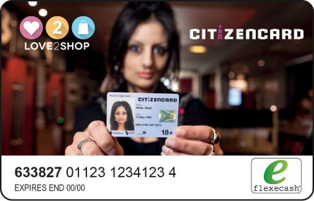 where love2shop spend to cards CitizenCard  off with Love2shop   7